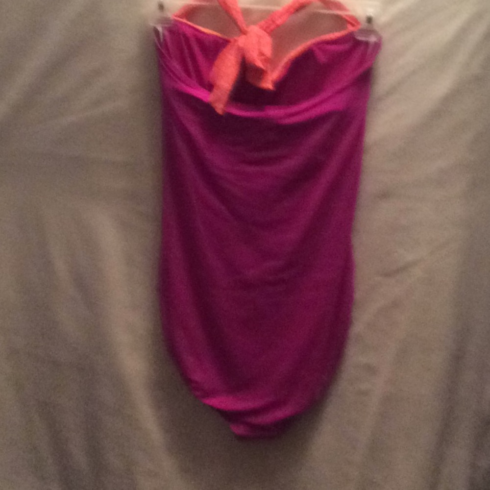 Multi Color Halter Style Swimsuit - Picture 3 of 3